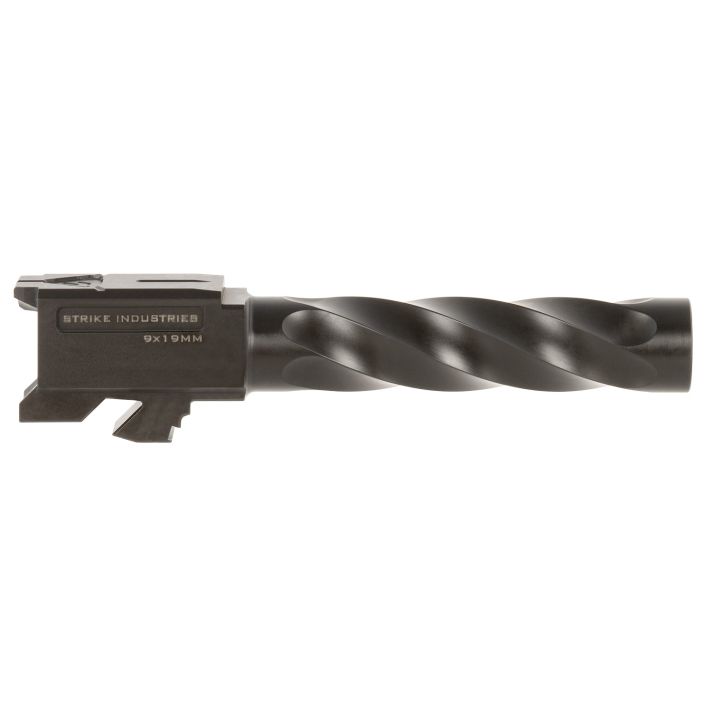 Strike Industries GBARREL19 9mm Fits Glock 19 Gen3-5 Black Nitride Stainless Steel