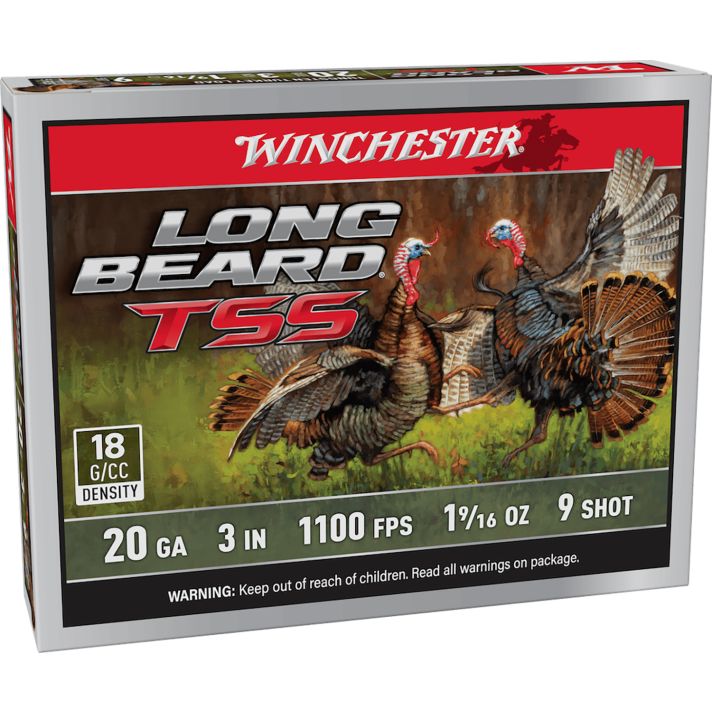 Winchester Ammo LBTSS2039 Long Beard TSS20Gauge 3" 1 5/8oz Tungsten 9Shot 5 Per Box/10 Case