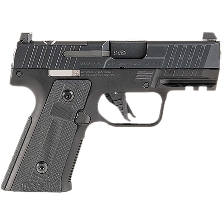 IWI US M9SLIM13CE MASADA Slim Commander Elite Compact Frame 9mm Luger 13+1 3.40" Black Button-Rifled Barrel, Black Optic Ready/Serrated Steel Slide, Black Aluminum Frame w/Picatinny Rail, Polymer Grip
