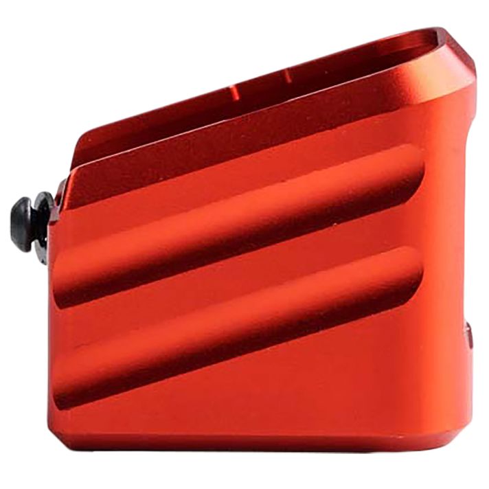 Cross Armory CRG+0MEG19RD Magazine ExtensionFits Glock 19/23/32 Gen 1-5 Red Aluminum