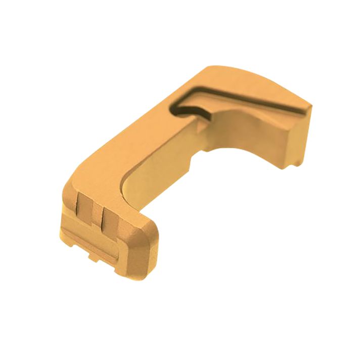 Tyrant CNC TD43X48EGLDExtended Magazine Release Glock 43x/48 Gold Aluminum