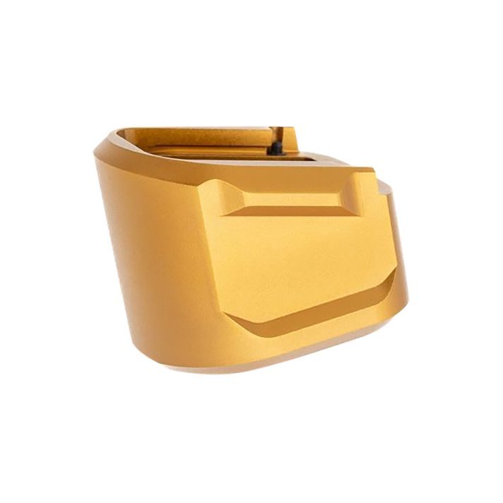 Tyrant CNC TDECHEMAGEX17GOLDMagazine Extension 9mm Fits Springfield Echelon 5rd Gold Aluminum