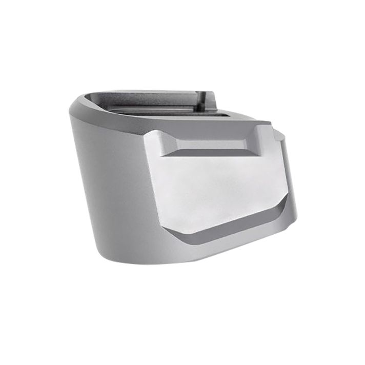 Tyrant CNC TDECHEMAGEX17GREYMagazine Extension 9mm Fits Springfield Echelon 5rd Grey Aluminum