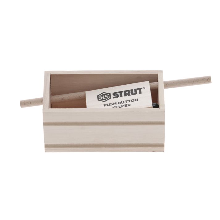 Hunters Specialties HSSTR07056 Push Button Yelper Walnut Wood