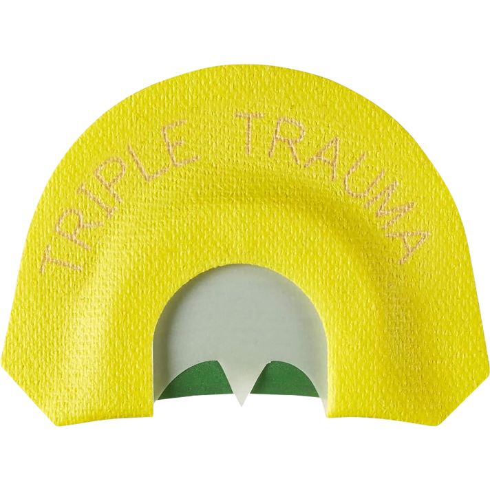 Hunters Specialties HSSTR05901 Premium Flex Triple Trauma Attracts Turkey Species Yellow