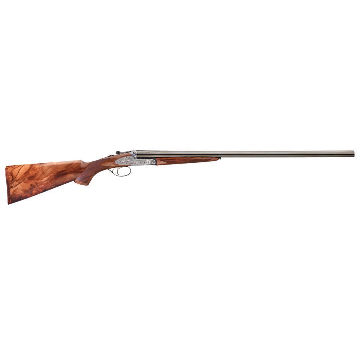 Rizzini USA 72022826E BR55228 Gauge 2rd 26" Side By Side Barrel, Steel Engraved Receiver, Fixed w/Pistol Grip Turkish WalnutStock