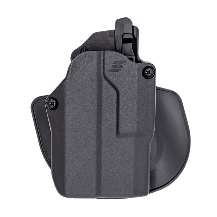 Safariland SOLIS1835A7C3412 Solis ALSOWB Black Compatible w/ Glock 17, Compatible w/ TLR-7, Left Hand