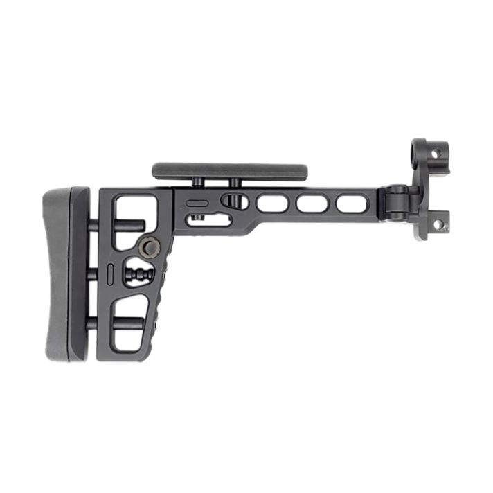Samson 040616601 S.A.S Folding Stock w/ MP5K End Cap Black Aluminum