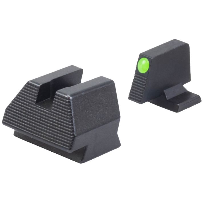 HK 51000938 Elevated SightIron Sight Green Tritium Black Frame Fits H&K VP9 9mm
