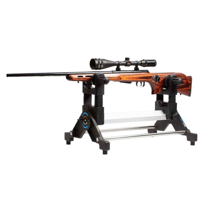 Lyman 7832280 Revolution Gun Vise Black/Silver Steel/Aluminum