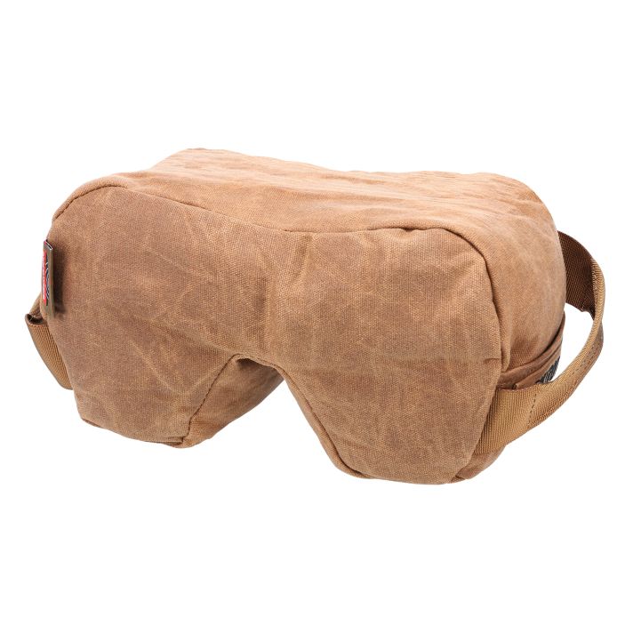 Birchwood Casey BC-BAG-SSFLU Steady-Shot Foxtrot Bag Ultralight Tan Wax Canvas Rear Bag