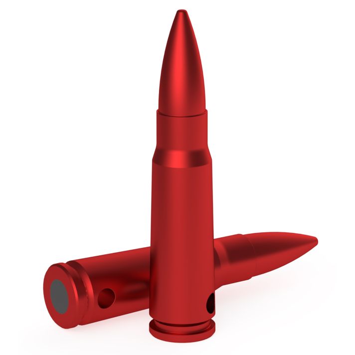 Birchwood Casey BC-DCTR-762 Duracap Training Rounds 7.62X39 Aluminum 4PK