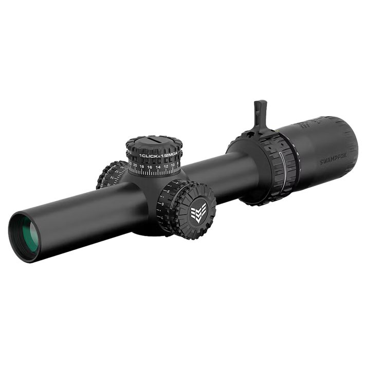 Swampfox Optics ARH16241-GL ArrowheadBlack 1-6x24mm 30mm Tube Guerrilla Dot MIL Green Reticle