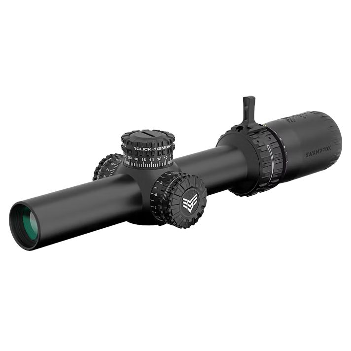 Swampfox Optics ARH16241-RL ArrowheadBlack 1-6x24mm 30mm Tube Guerrilla Dot MIL Red Reticle