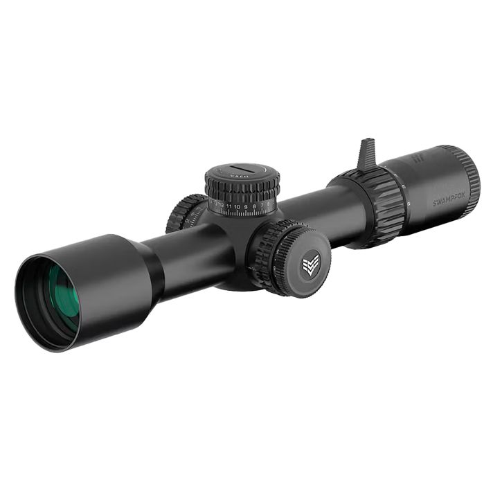 Swampfox Optics TWK52556-3L WarhawkBlack 5-25x56mm 34mm Tube Sharpshooter MIL Reticle