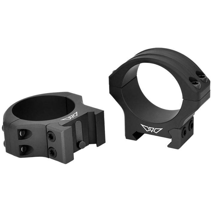 Warne 8550M HyperLiteBlack Aluminum 1" Tube Medium Maxima/Weaver/Picatinny