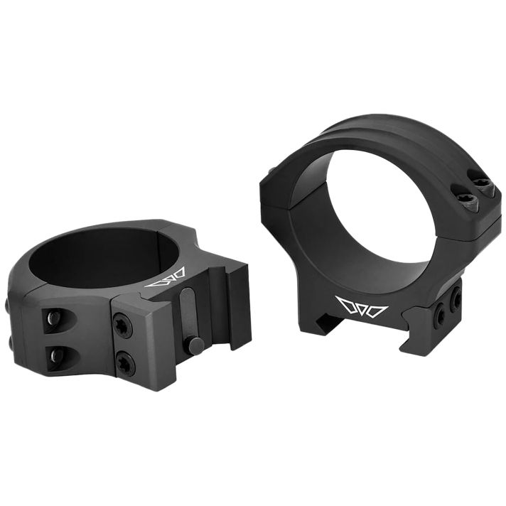 Warne 8551M HyperLiteBlack Aluminum 30mm Tube Maxima/Weaver/Picatinny