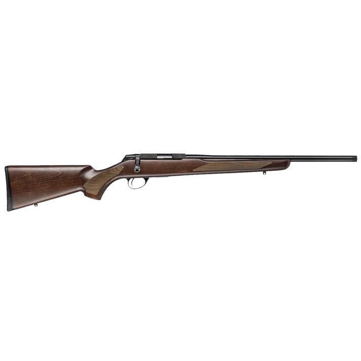 Tikka JRT1XH300 T1X Hunter 22 LR 5+1 20" Black Threaded Barrel, Black Drilled & Tapped Steel Receiver, Oiled Fixed Wood Stock, Right Hand