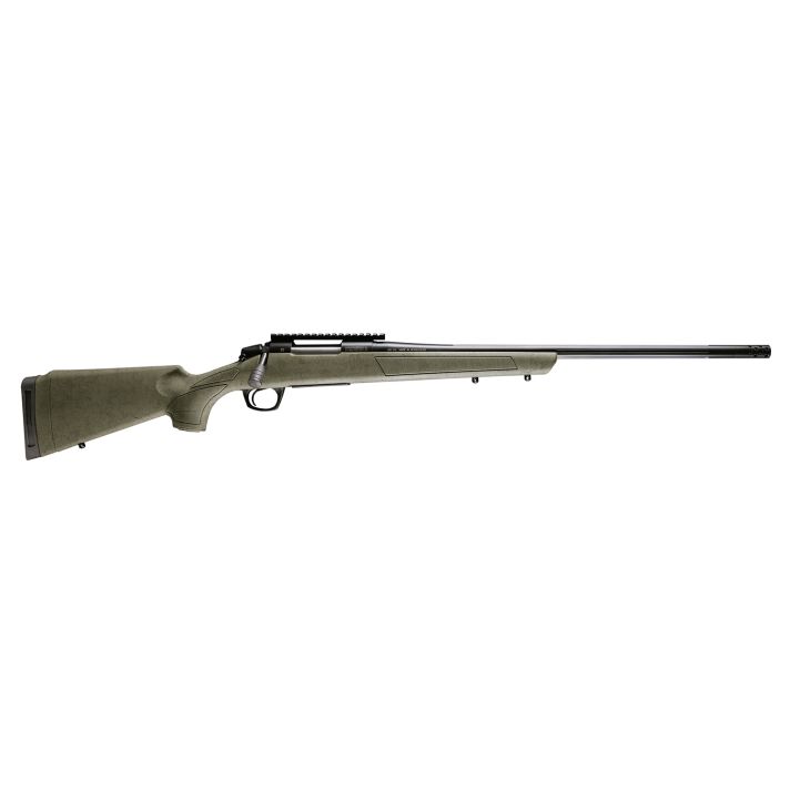CVA CR3989G Cascade XT 6.5 PRC 2+1 24" Graphite Black Cerakote Fluted Threaded Barrel, Graphite Black Cerakote Picatinny Rail, Fixed OD Green w/Black Webbing Synthetic Stock, Right Hand
