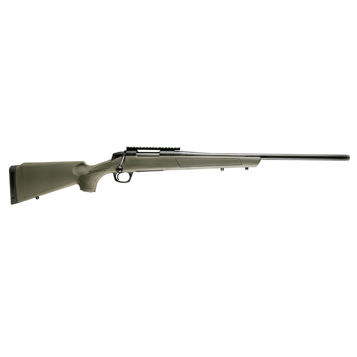 CVA CR3900G Cascade243 Win 4+1 22" Graphite Black Cerakote Threaded Barrel, Graphite Black Cerakote Picatinny Rail Steel Receiver, OD Green Synthetic Stock