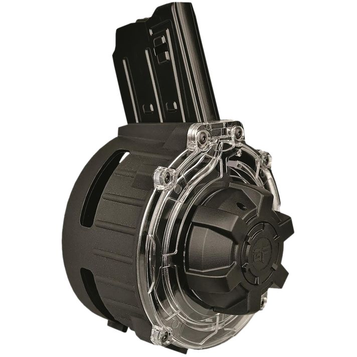 Gforce Arms GFDRUM2012 Drum Magazine20rd Drum Fits Akdal MKA 1919 Black Steel/Polymer
