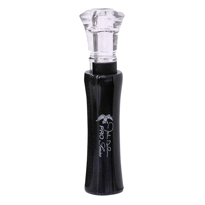 Duck Commander DCJGPS John Godwin Pro Series Friction Call, Double Reed Attracts Ducks, Black Acrylic