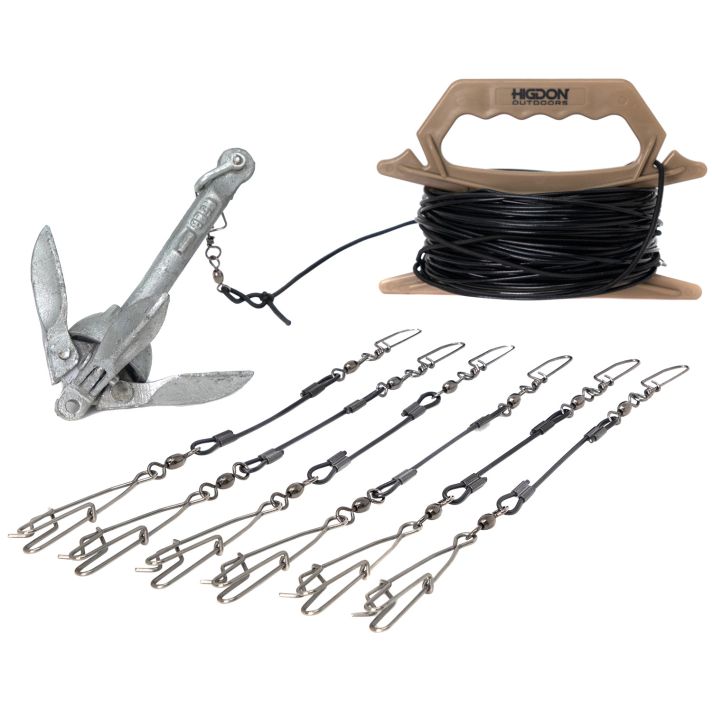Higdon Outdoors 30340 Battleship Jerk Rig PVC Coated Steel