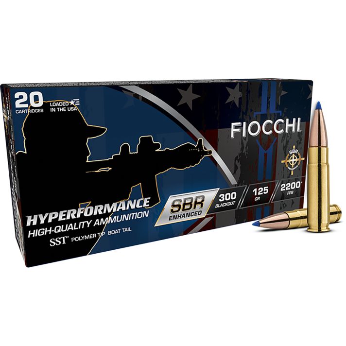 Fiocchi 300BKSBA Hyperformance300Blackout 125gr Super Shock Tip 20 Per Box/10 Case