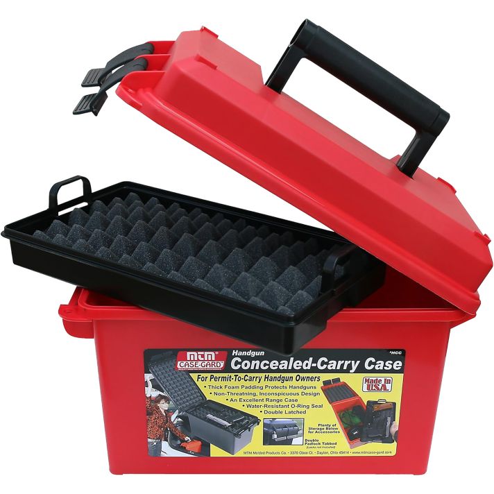MTM Case-Gard HCC30Conceal Carry Case Handgun Red
