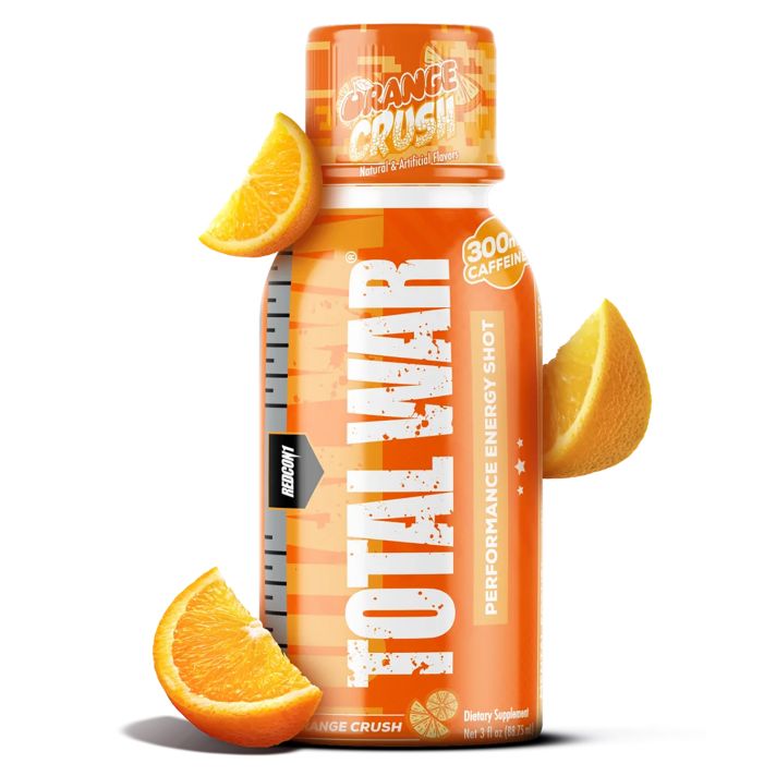 Redcon1 RC1TWSOC Total War Energy Shots Orange Crush 12 Pack