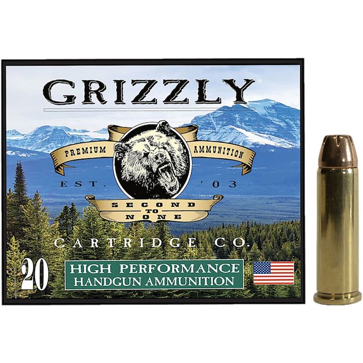 Grizzly Ammo GC38SP+P3 38Special+P 148gr Jacketed Hollow Point 20 Per Box/10 Case