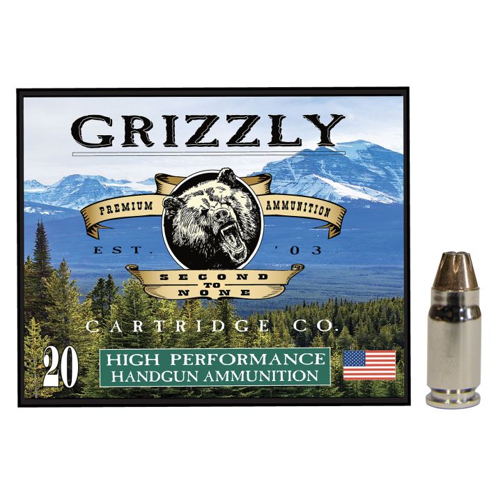 Grizzly Ammo GC357S2 357Sig 90gr Jacketed Hollow Point 20 Per Box/10 Case