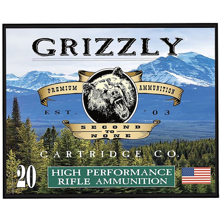 Grizzly Ammo GC357M20 357Mag 210gr Full Metal Jacket Flat Point 20 Per Box/10 Case