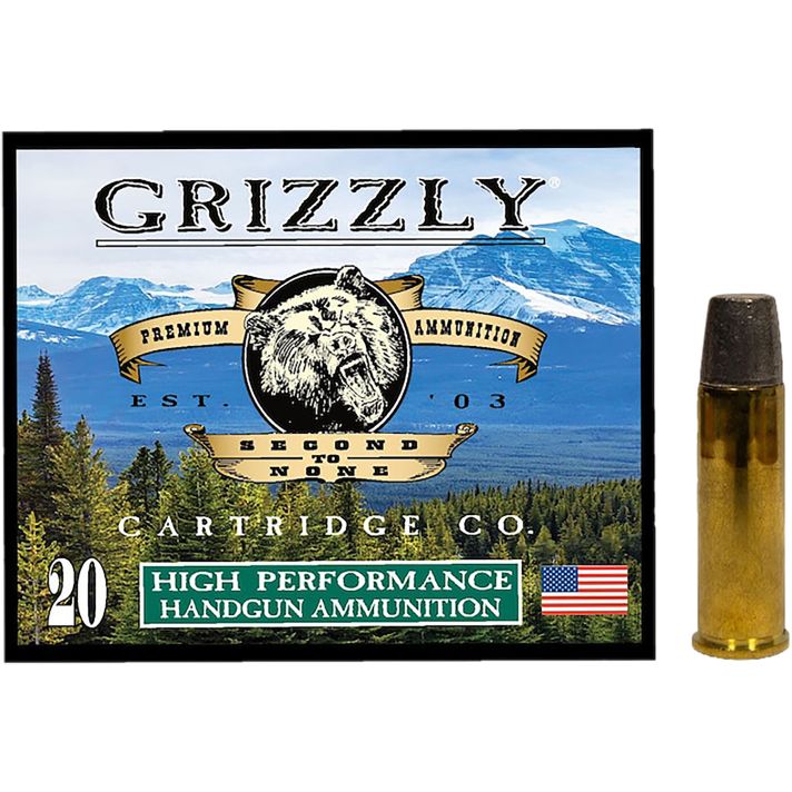 Grizzly Ammo GC41M5 41Mag 265gr Wide Flat Nose Gas Check 20 Per Box/10 Case