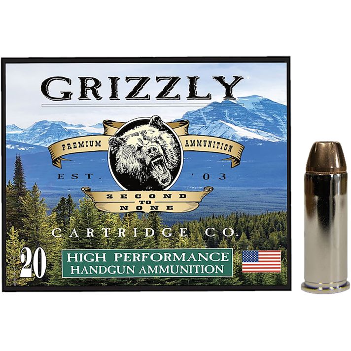 Grizzly Ammo GC44SP5 44Special 240gr Jacketed Hollow Point 20 Per Box/10 Case