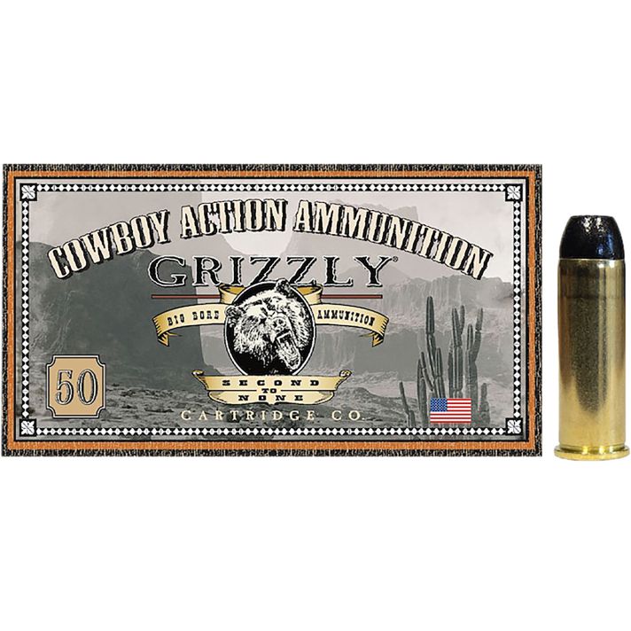 Grizzly Ammo GC44M2 44Mag 200gr Round Nose Flat Point 50 Per Box/10 Case