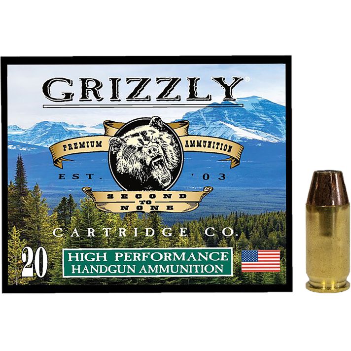 Grizzly Ammo GC45A2 45ACP 230gr Jacketed Hollow Point 20 Per Box/10 Case