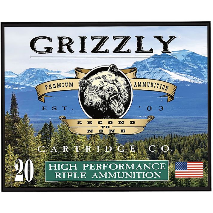 Grizzly Ammo GCSUB1 45-70Gov 410gr Full Metal Jacket Flat Point 20 Per Box/10 Case