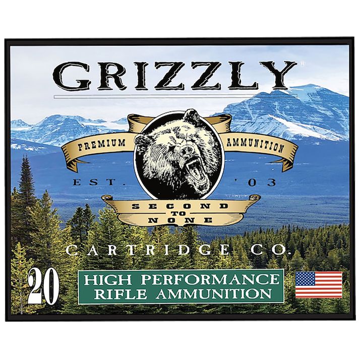 Grizzly Ammo GC45/70+P10 45-70Gov+P 525gr Full Metal Jacket Flat Point 20 Per Box/10 Case