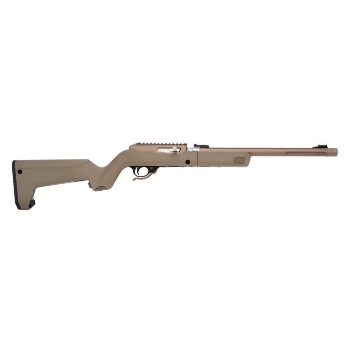 Tactical Solutions ATD2QSBBFDE X-Ring Takedown VR 22 LR 10+1 16.50" Quicksand Threaded Barrel, Quicksand Scope Rail Receiver, Flat Dark Earth Magpul X-22 Backpacker Synthetic Stock, Ambidextrous