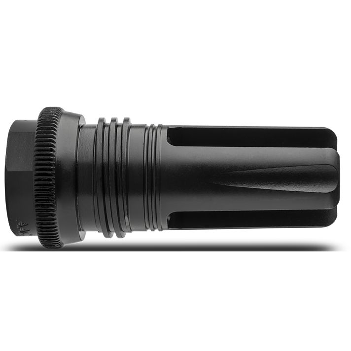 ADVANCED ARMAMENT COMPANY 64242 Flash Hider 90T SR SCARmor Steel 1/2"x28 Threads 5.56