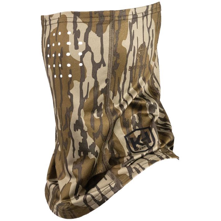 Moultrie KHT0213 Run N GunMossy Oak Bottomland 1/2 Face Mask OSFM