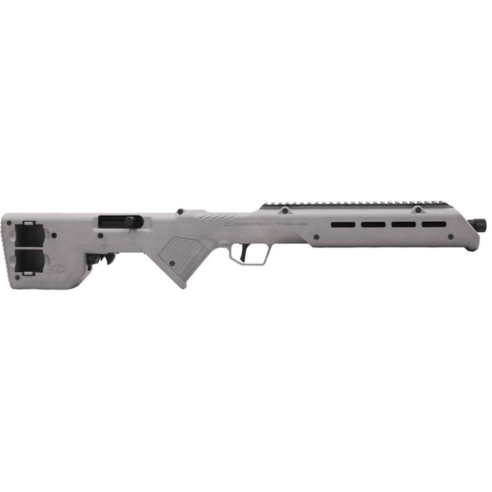 Desert Tech TRKRF2218GRY TREK-22Gray Compact 22 LR 10+1 18" Free Floating Steel Barrel, Picatinny Rail Receiver, M-LOK Handguards, Fixed Polymer Stock, Suppressor Ready