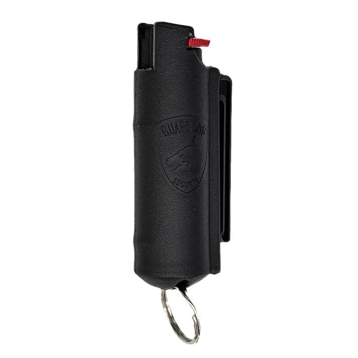 SKYLINE USA INC PSGDQABKQuick Action Red Pepper 16 ft Black Includes Belt Clip/Keychain