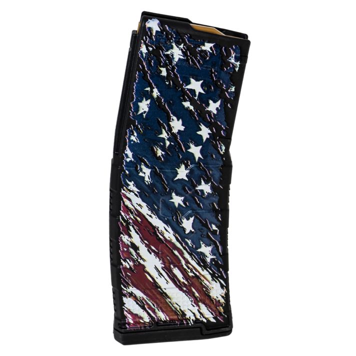 Amend2 556MOD3FLAG30 MOD-330+1 5.56 NATO Fits AR-15 American Flag Polymer