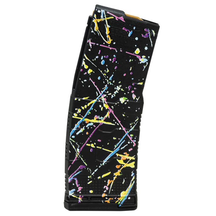 Amend2 556MOD3NEON30 MOD-330+1 5.56 NATO Fits AR-15 Neon Splatter Polymer