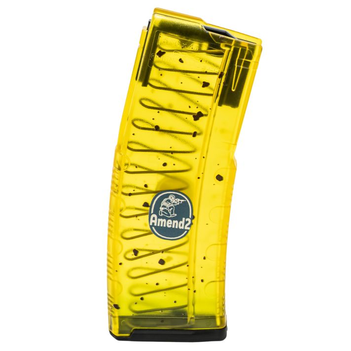 Amend2 556MODCBAN30 MOD-C Banana 30+1 5.56 NATO Fits AR-15 Yellow/Green Polymer