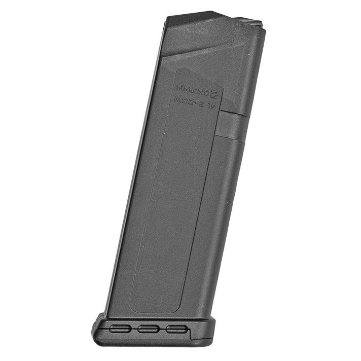 Amend2 G19MOD3BLK15 MOD-315+1 9mm Fits Glock 19 Black