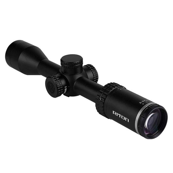 Riton Optics 1P39AS23 1 Primal Black 3-9x 40mm 1" Tube RHR Reticle