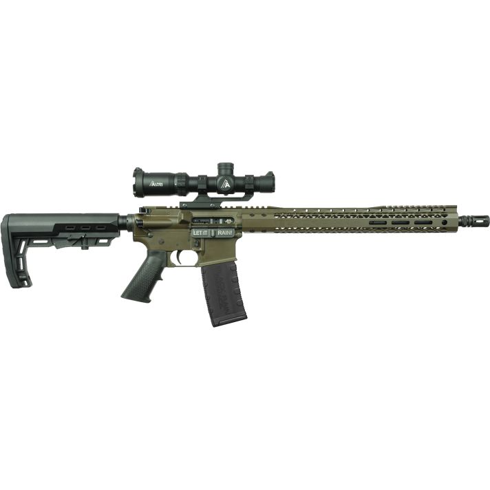 Black Rain Ordnance BROROTROPT01w/Optic 223 Rem/5.56 NATO 16"